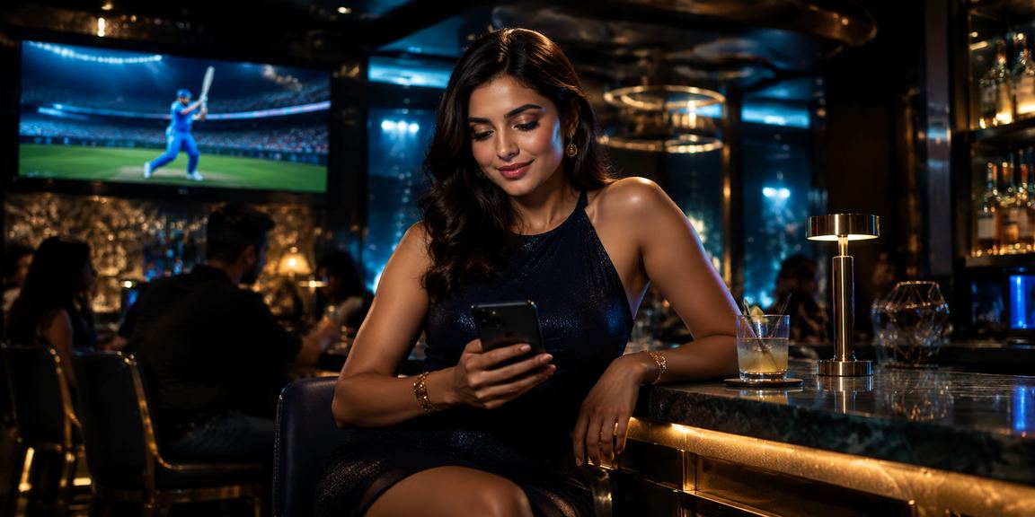 Indian cricket fan using mobile to place payments on 1185 platform
